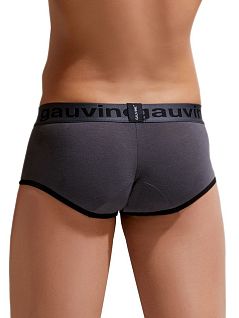 Эластичные хипсы на средней посадке темно-серого цвета GAUVINE RTGAU3004-30